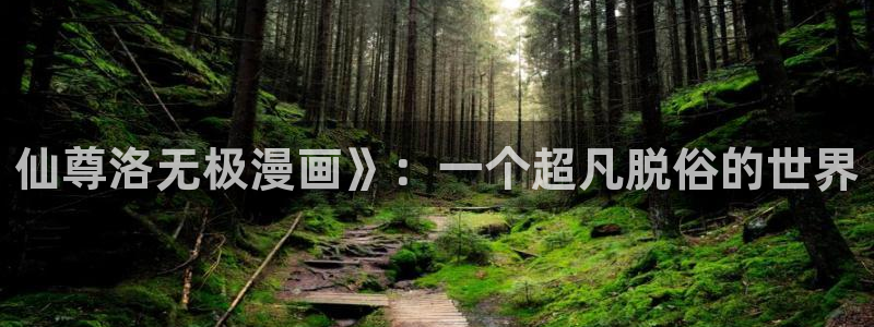 在线看韩漫画免费：仙尊洛无极漫画》：一个超凡脱俗的世界
